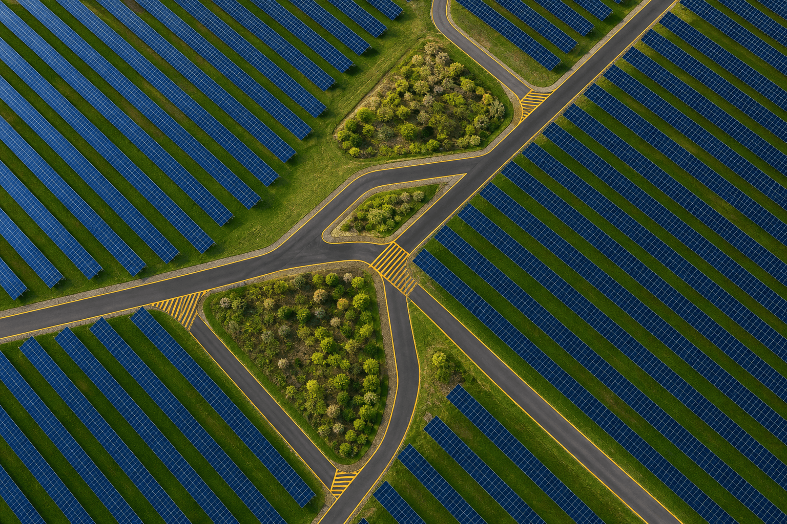 Solar field background pattern